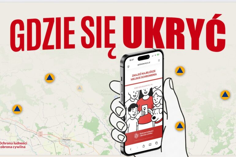 Powiat bialski ma listę miejsc schronienia. Najbliższy punkt można sprawdzić na mapie PSP