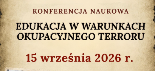 Konferencja o edukacji pod okupacją. Zgłoszenia tylko do 4 września