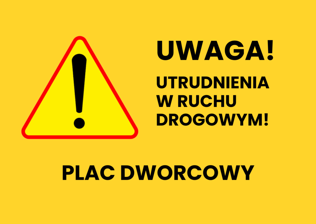 Plac Dworcowy w Międzyrzecu Podlaskim zamknięty 17 września. Utrudnienia potrwają do 20:00