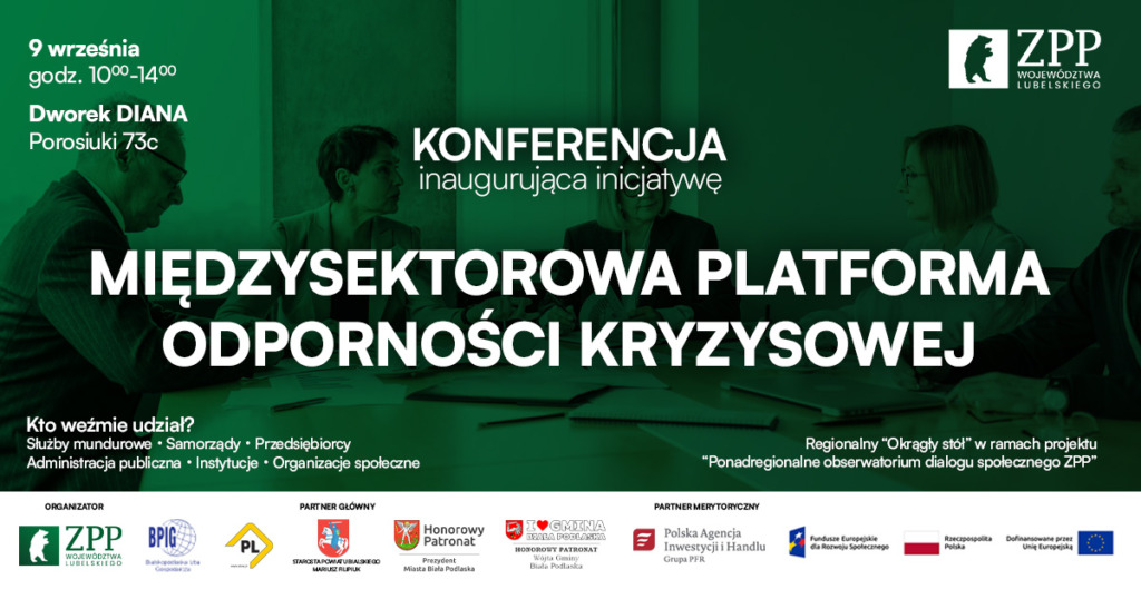 Platforma odporności kryzysowej wystartowała w Porosiukach. Samorząd, biznes i służby przy jednym stole