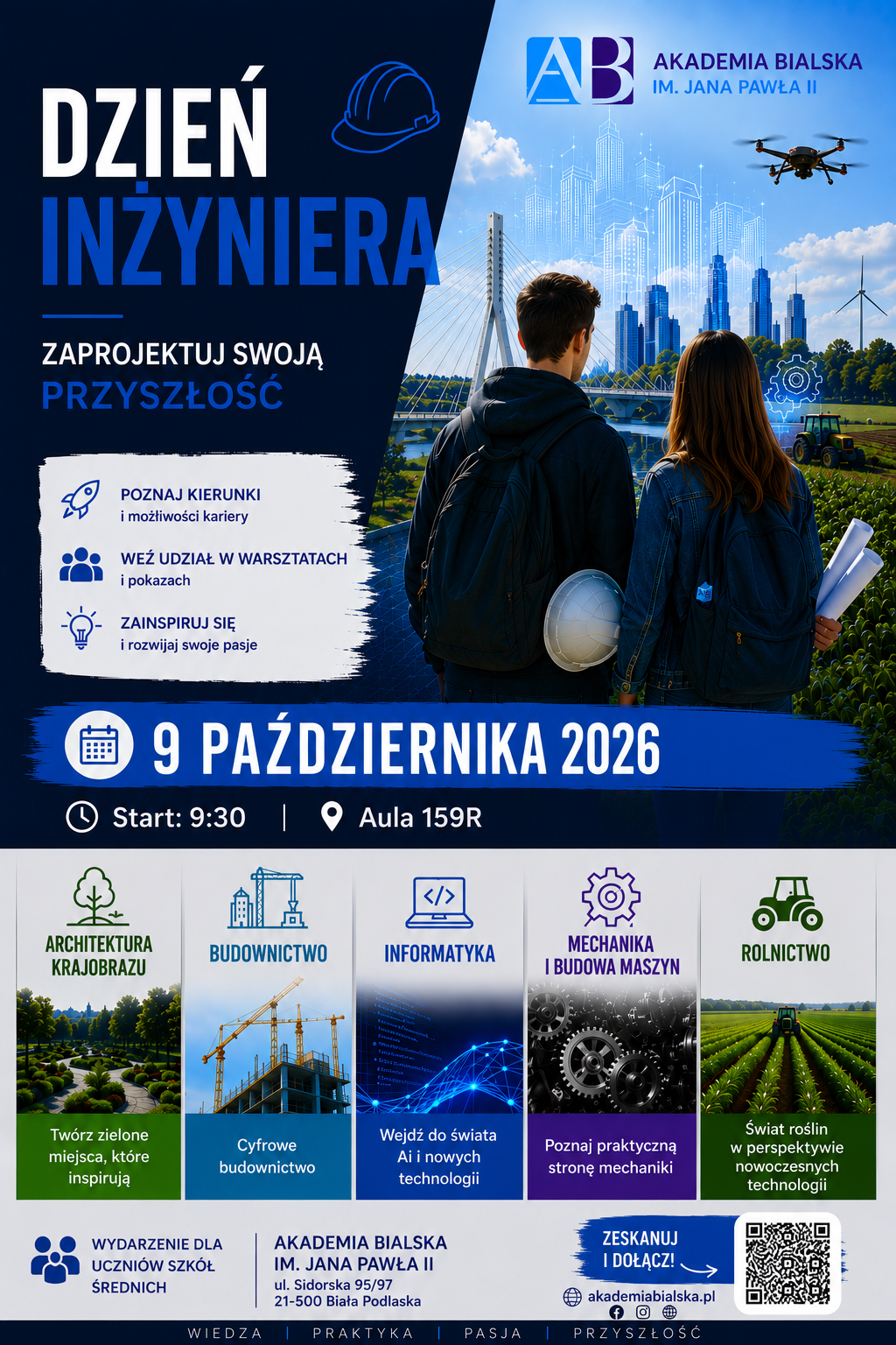 Dzień Inżyniera w Akademii Bialskiej. Uczelnia zaprasza uczniów szkół średnich