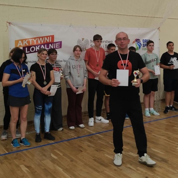 Wyróżniony zawodnik IV turnieju Grand Prix 2026 w tenisie stołowym w Międzyrzecu Podlaskim