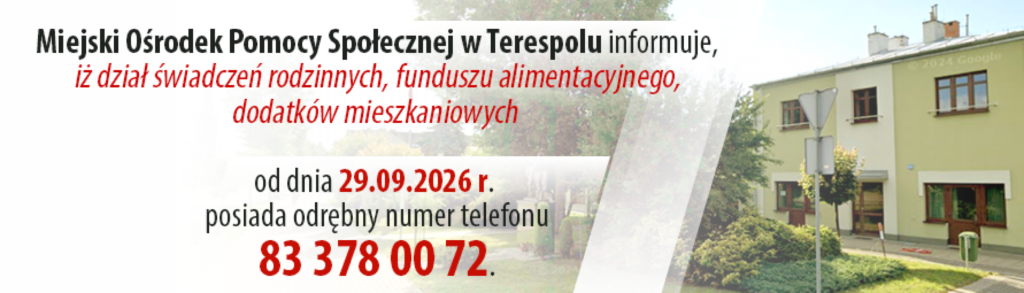 MOPS Terespol ma nowy numer telefonu. Miasto opublikowało aktualny kontakt