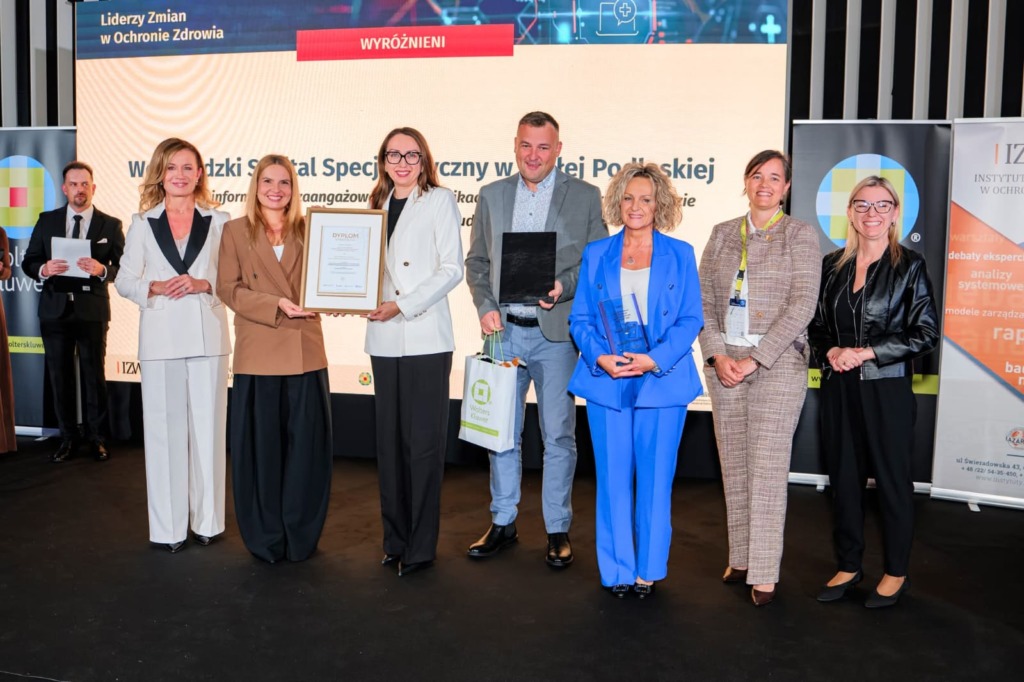 Bialski szpital wyróżniony w konkursie „Liderzy Zmian w Ochronie Zdrowia”