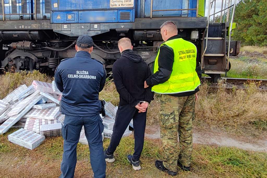 Wyrzucali papierosy z wagonu w Wólce Dobryńskiej. Dwóch mieszkańców powiatu zatrzymanych