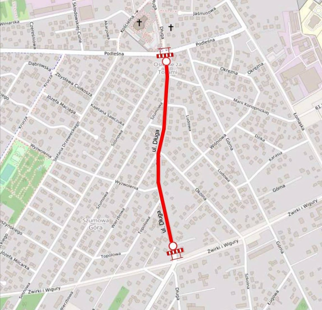 Ruszyła przebudowa ul. Długiej. Odcinek drogi został zamknięty
